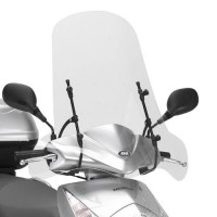 102A Plexi GIVI na skútr čiré pro motocykly YAMAHA, PIAGGIO, KYMCO, HONDA